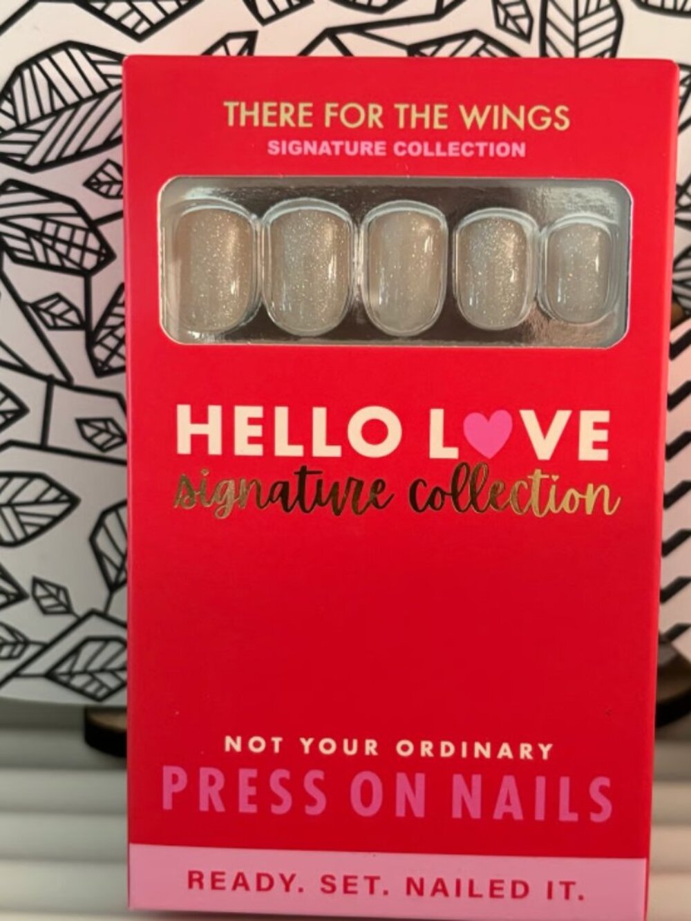 Hello Love There For The Wings Signature Collection Press On Nails